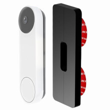Universal No-Drill Sticky Wall Mount compatible with Aosu, Arlo, Blink, Eufy, Nest, Netamo, Reolink, Tapo, Wyze Video Doorbell Wired or Battery