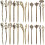 24 Pieces Chinese Women Hair Sticks, AUHOTA Vintage Bronze Decorative Hair Pin Chopsticks, Antique Retro Hair Forks for Hair DIY Accessory, 12 Styles 1