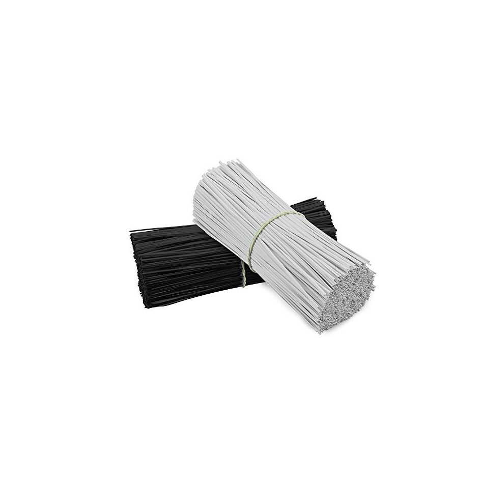 400 Pcs Plastic Twist Ties 15Cm/6Inch Metallic Twist Cable Ties Cord Garden Plant Wire Ties Cable Wrap Organizer Reusable Fastening For Diy Cables 636339769082