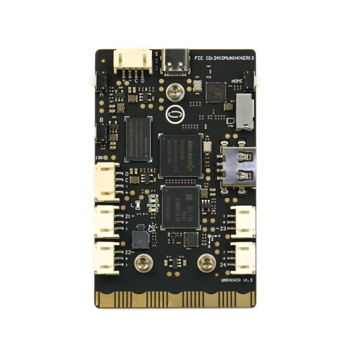 UNIHIKER AI Development Board: Supports Python & Visual Programming, 2.8" Color LCD Screen, WiFi & Bluetooth Enabled, Rich Expansion Interfaces 2