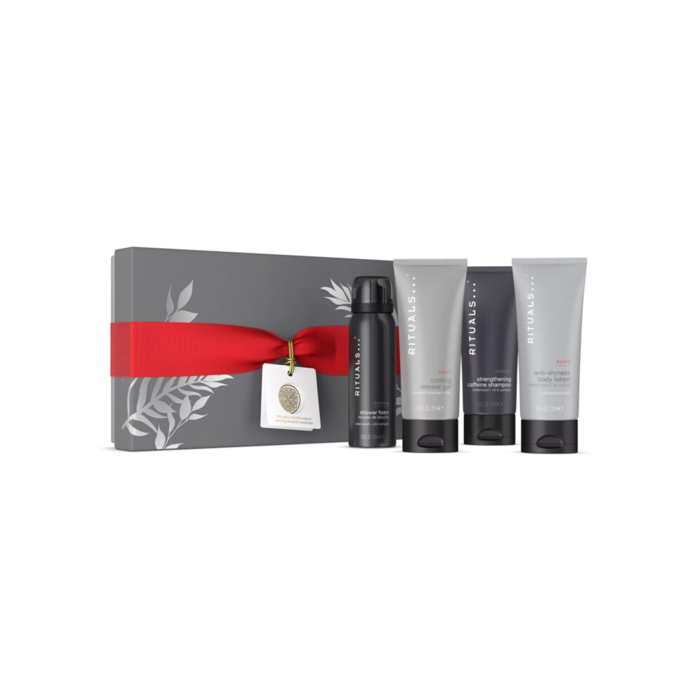 Gift Set for Men from The Homme Collection, S - Shower Foam, Shampoo, Shower Gel, Body Lotion – The perfect Fathersday gift –