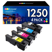 Compatible Toner Cartridges Replacement for Dell 1250 1250c 1350cnw 1355cn 1355cnw C1760 C1760nw C1765 C1765nf C1765nfw (Black Cyan Magenta