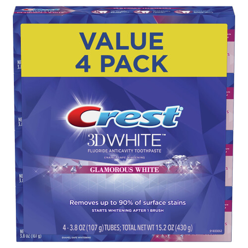 Crest TOOTHPASTE Vitalizing Fresh 3D White Deluxe(4pc)