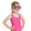 Zoggs Phantom Kids Mask Pink Violet Clear 2