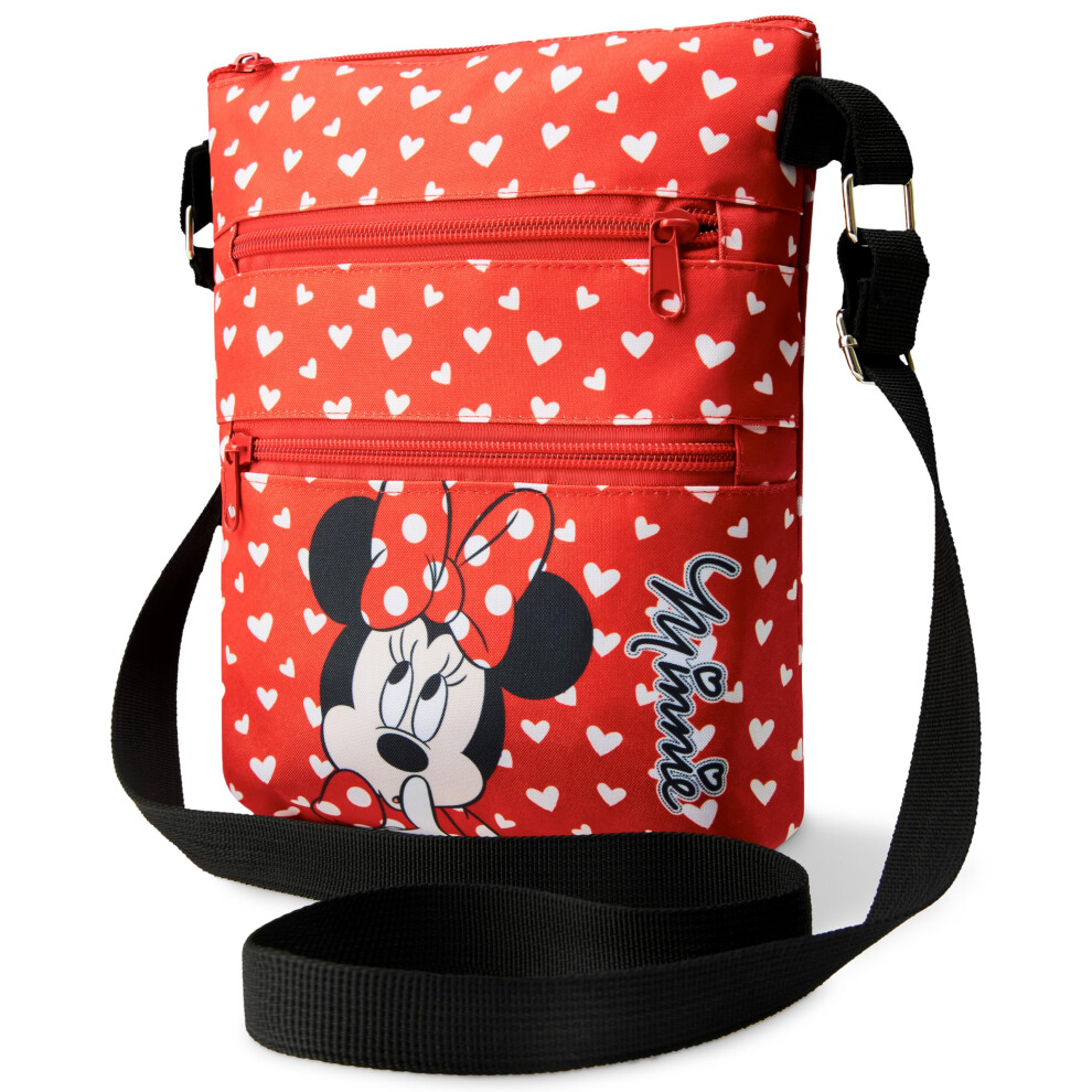 Cross Body Bag for Kids - Shoulder Bag Girls Accessories Adjustable Strap Bags for Girls - Minnie Mouse Gifts