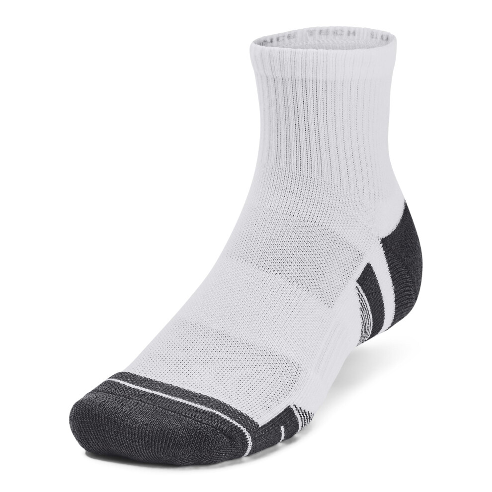Under Armour Men's Gray Ua Performance Tech 3Pk Qtr, Md
