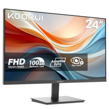 E2412F 24 Inch FHD Monitor, Gaming 100Hz, VA Computer Monitors, 1080P Pc Screen, Adaptive Sync, 5ms, VESA 100x100mm, Eye Care, HDMI, VGA