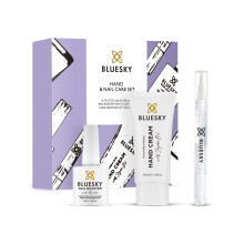 Hand and Nail Care Kit For Damaged Nails, Cuticle Oil Pen, Hand Cream, Nail Growth Booster, 3 Piece Gift Set, Clear