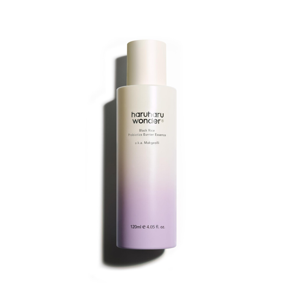 wonder Black Rice Probiotics Barrier Essence 4.05 fl. oz., Essence Toner to Strengthen Skin Barrier with Ceramides, Fermented Ingredients, Fatty Acids