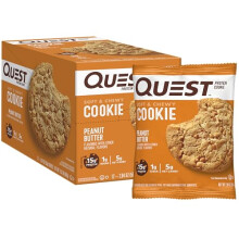 Quest Nutrition, Protein-Keks, Erdnussbutter, 12 Kekse, je 2,04 Unzen (58 g)