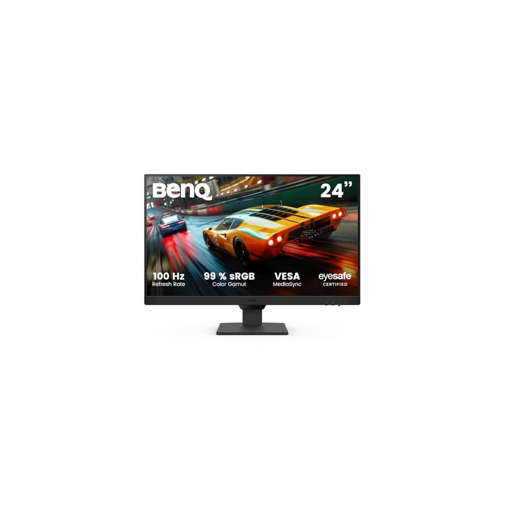 GW2490E 24 Inch Monitor, Gaming 100Hz, Full-HD, IPS, Eye-Care, HDMI, DP