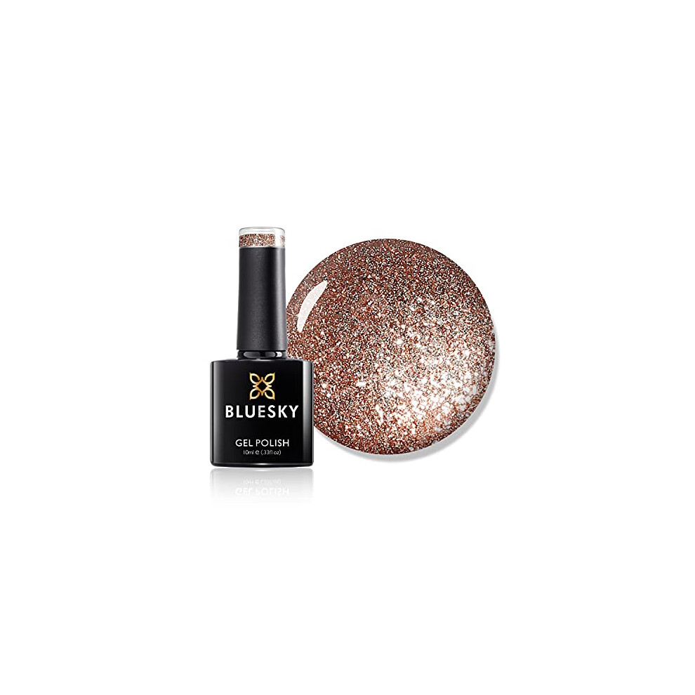 Gel Nail Polish, Tinsel Toast 80544, Brown, Caramel, Light, Long Lasting, Chip Resistant, 10 ml (Requires Drying Under UV LED Lamp)