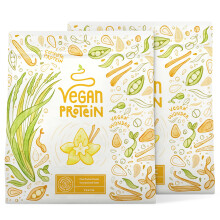 Vegan Protein Powder | Vanilla | 1.2kg Plant Based Nutrition Shake | Low Calorie Pea Protein | 22g Protein per Serving | Contains 18 Amino Acids |