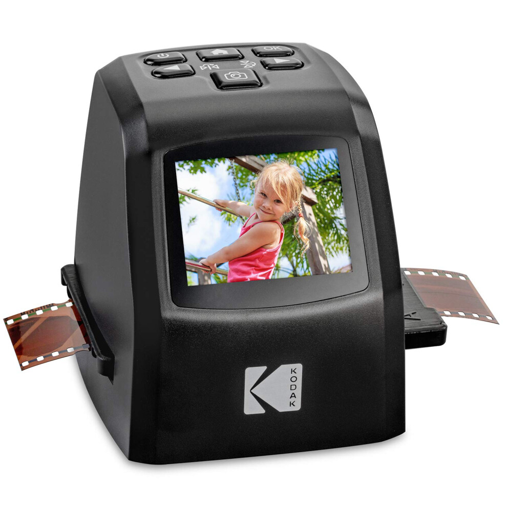 RODFD20 Mini Digital Film & Slide Scanner – Converts 35mm, 126, 110, Super 8 & 8mm Film Negatives & Slides to 22 Megapixel JPEG Images – Includes