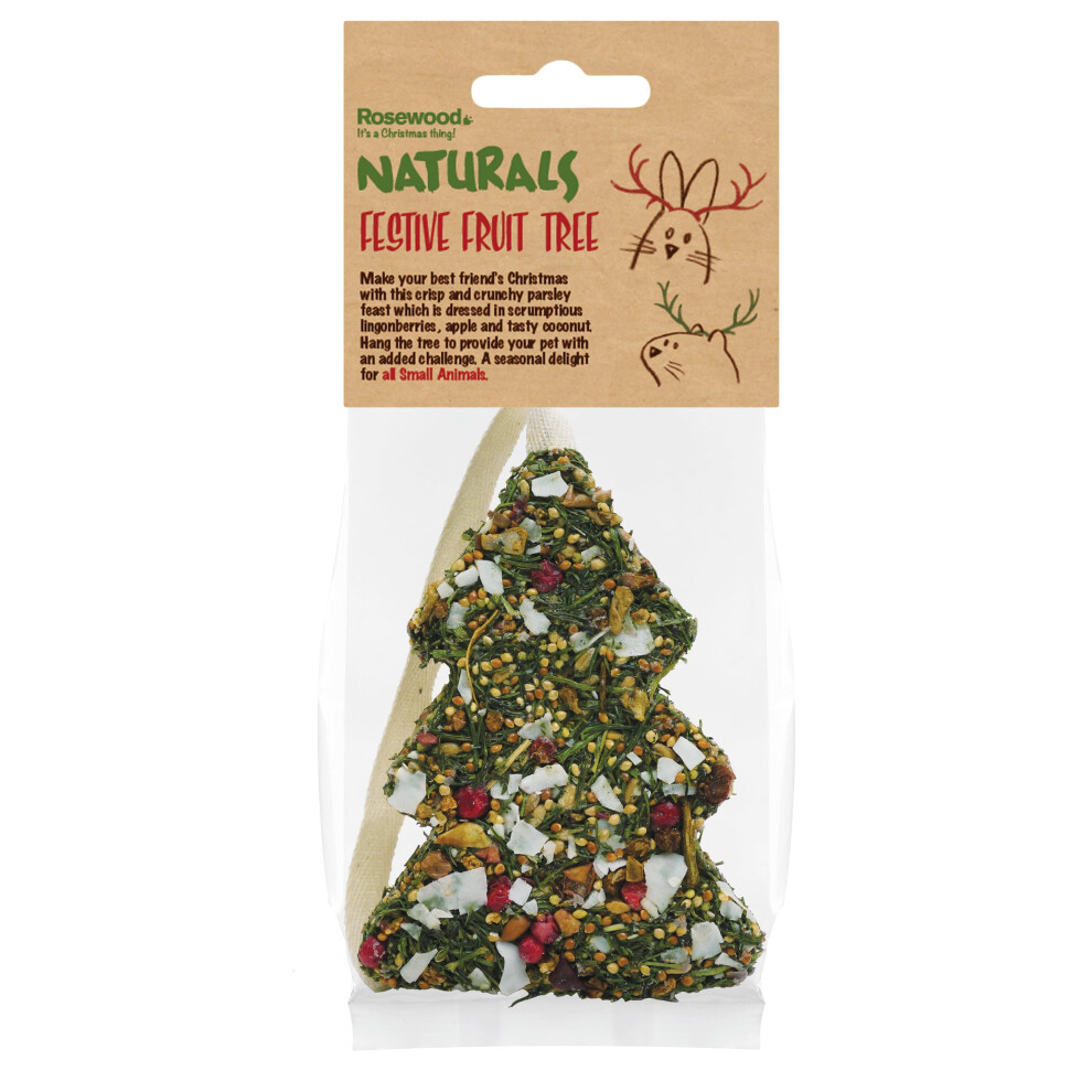 Naturals Festive Fruit Tree, Rabbit Treats & Small Animal Treats