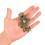 Vintage Jewelry Crystal Hair Clips Hairpins- For Hair Clip Beauty Tools(Green) 3