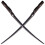 2 Pieces Handmade Ebony Wood Carved Hair Decor Sticks Shawl Pins Picks Pics Forks for Women Girls Hair Updo Making Accessory 18cm, Bamboo Virtue 1