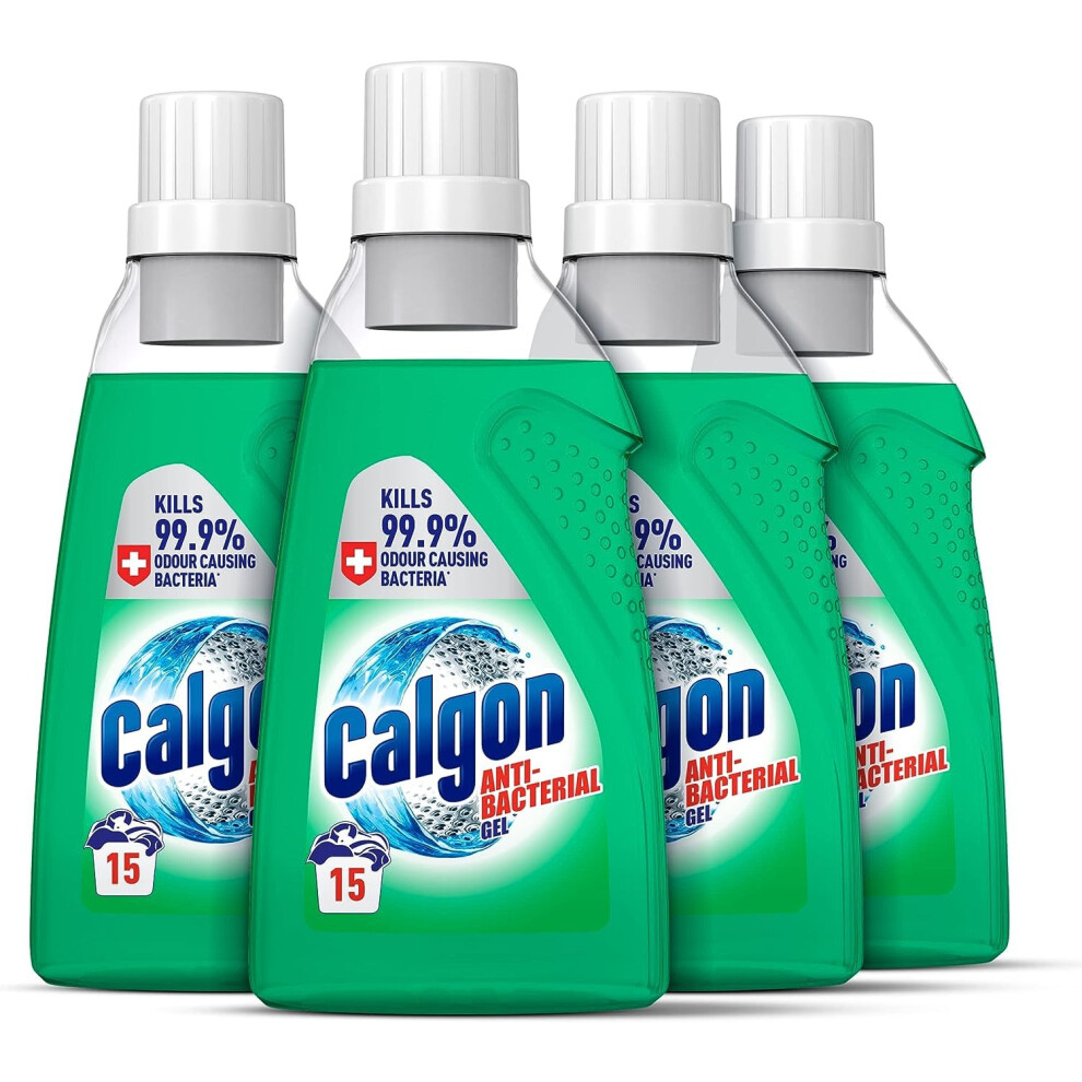 Antibacterial Washing Machine Cleaner and Limescale Remover, Water Softener Gel, Helps to Maintain your Washing Machine, 750ml, Pack of 4
