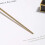 Vintage Decor Alloy Hair Stick Simple Hair Chopstick Updo Decorative Pin for Girl Woman Hair Wedding Decor 8