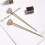 Vintage Decor Alloy Hair Stick Simple Hair Chopstick Updo Decorative Pin for Girl Woman Hair Wedding Decor 7