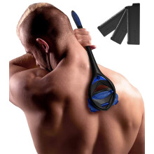 3.0 Stealth - Back Shaver for Men, Extra Long 23" Ergonomic Handle for a Close, Pain-Free Shave | The Ultimate Back Hair Remover for Men, +3 Extra