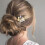 Bride Wedding Crystal Hair Pins Flowers Bridal Hair Piece Leaf Wedding Hair Accessories for Women, 2 PCS (Silver) 1