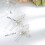 Bride Wedding Crystal Hair Pins Flowers Bridal Hair Piece Leaf Wedding Hair Accessories for Women, 2 PCS (Silver) 6