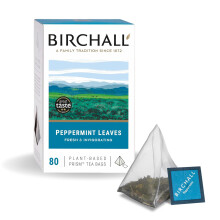 Tea Bags, Peppermint Tea Gift Set, Caffeine Free Tea Bursting with Full Flavour, Perfect Vegan Gifts, 80 Plant-Based Prism Tea Bags
