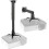 Projector Ceiling Mount, Universal Vaulted Bracket with Adjustable Extension Pole to 26.7" for LCD DLP Projector 1