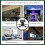 Projector Ceiling Mount, Universal Vaulted Bracket with Adjustable Extension Pole to 26.7" for LCD DLP Projector 5