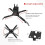 Projector Ceiling Mount, Universal Vaulted Bracket with Adjustable Extension Pole to 26.7" for LCD DLP Projector 3