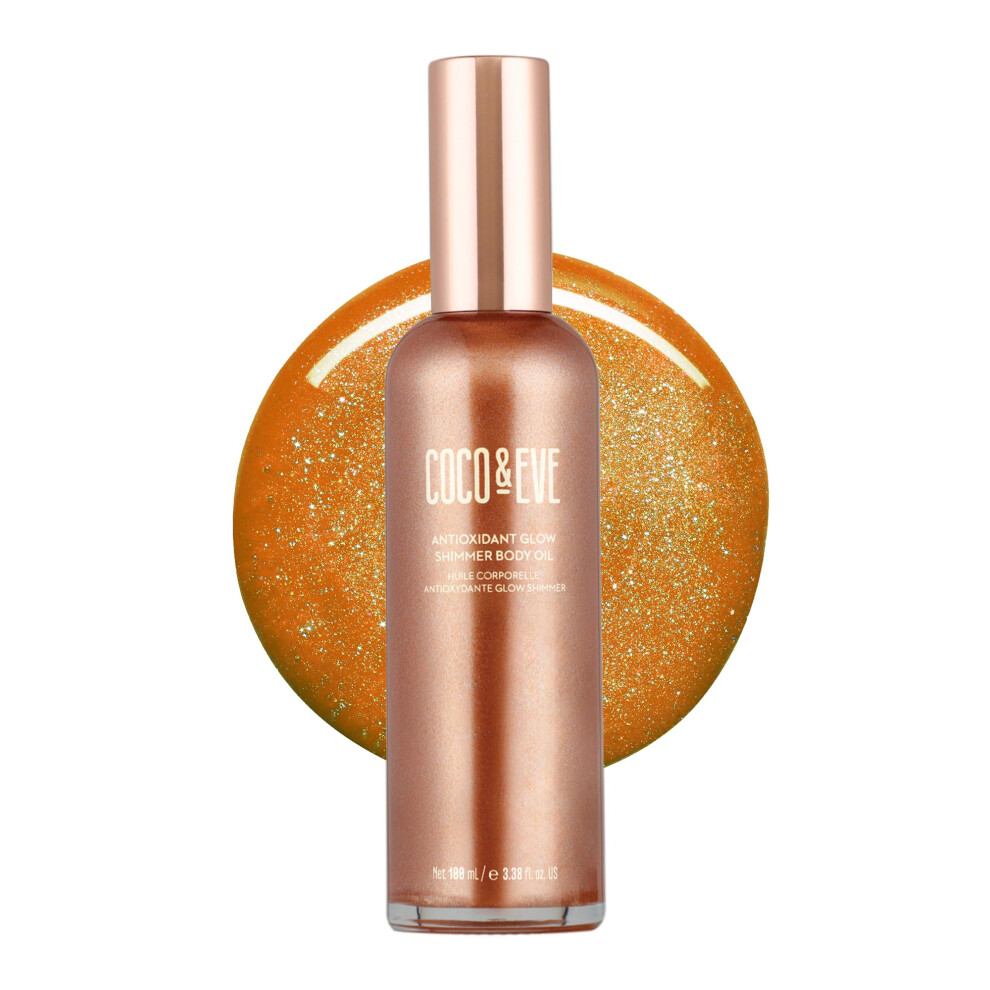 Coco & Eve Antioxidant Glow Shimmer Body Oil 100ml - Image 7