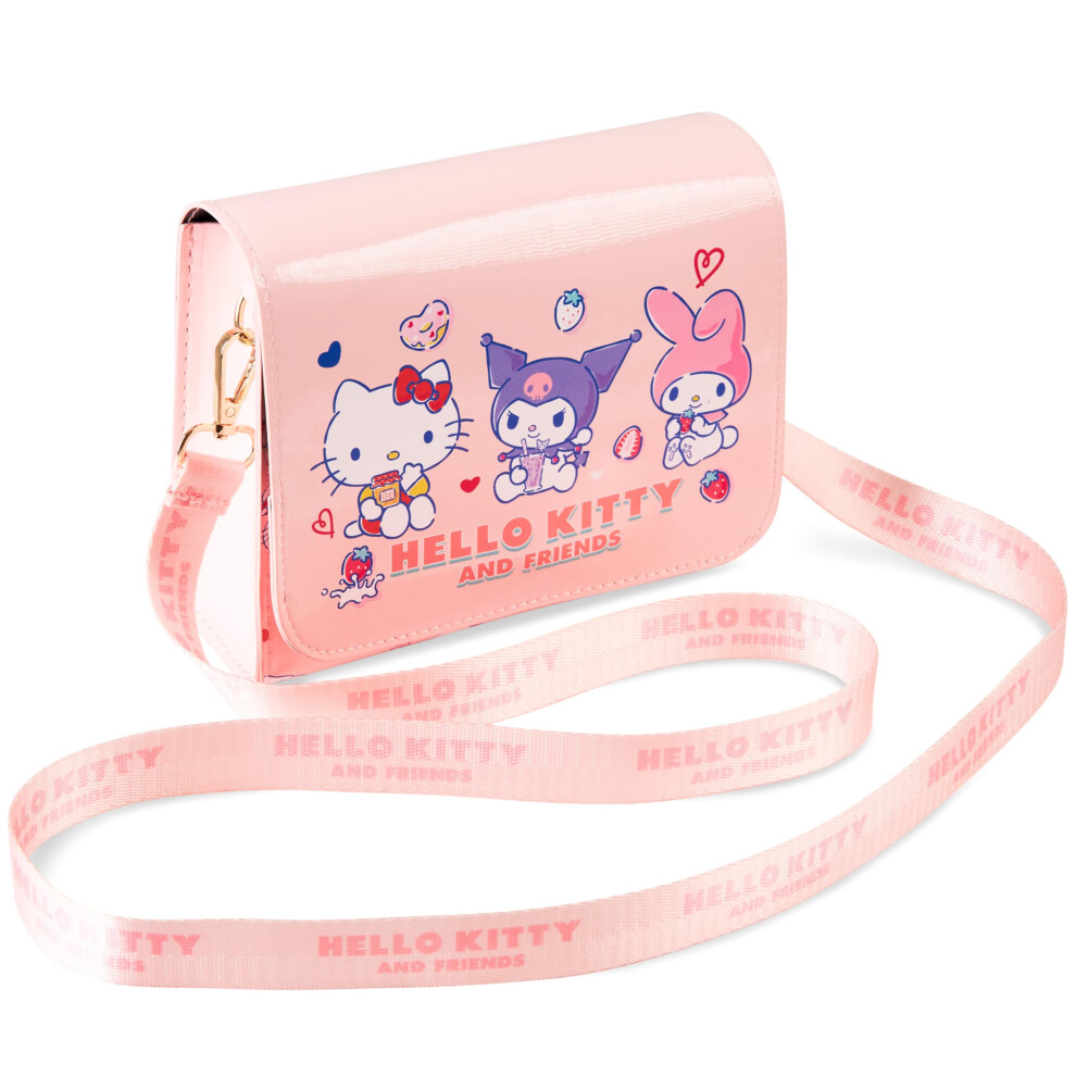 Girls & Teenagers Handbag, Crossbody Shoulder Bag with Adjustable Strap Fashion Travel - Girls Gifts (Pink)