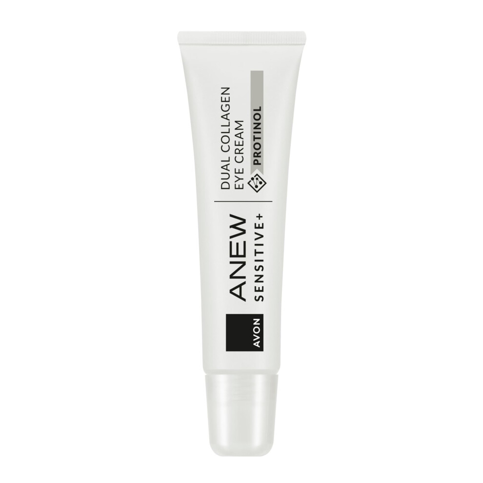 Anew Sensitive+ Dual Collagen Eye Cream 15ml, Suitable for Sensitive Skin, Contains Skin-soothing Actives To Boost Collagen, Cruelty Free