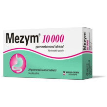 Mezym 10000 Enzyme Tablets – Berlin-Chemie (Menarini) 10 Tablets