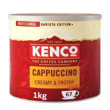 Cappuccino Instant Coffee 1kg - Tin 1kg (Pack of 1)