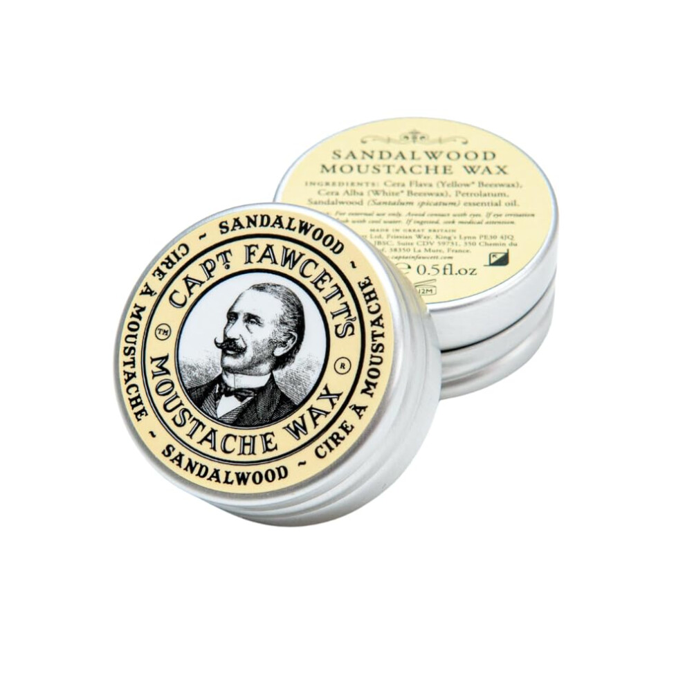 Captain Fawcett Sandalwood Moustache Wax 15Ml