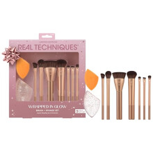 Wrapped In Glow Brush + Sponge Kit, 9 Piece Limited Edition Gift Set