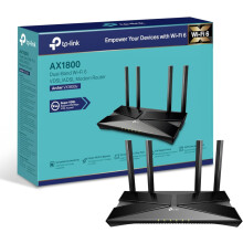 AX1800 Dual-Band Wi-Fi 6 Gigabit VDSL/ADSL Modem Router, 1201 Mbps/5 GHz, 574 Mbps/2.4 GHz, 1 USB 2.0，22MU-MIMO, VoIP Support, TP-Link Tether