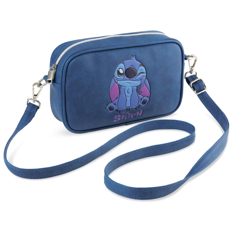 Stitch Shoulder Bag for Girls & Teens Women Fashion Crossbody Bag Cute Purse for Shopping Travel Holiday, Gifts for Girls (Blue Stitch)