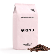 Dark Blend Coffee Beans – 1kg Bag of Whole Coffee Beans – Dark Roast – Suitable for All Coffee Machines – 100% Arabica Beans