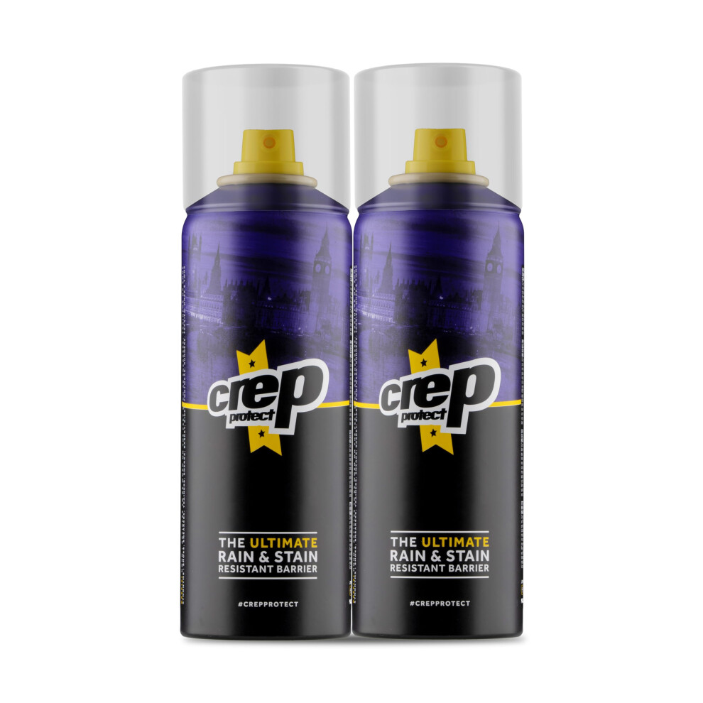 Crep Protect Shoe Protector Spray - 200Ml Rain & Stain Waterproof Nano Protection For Sneaker, Leather, Nubuck, Suede & Canvas (Pack Of 2)