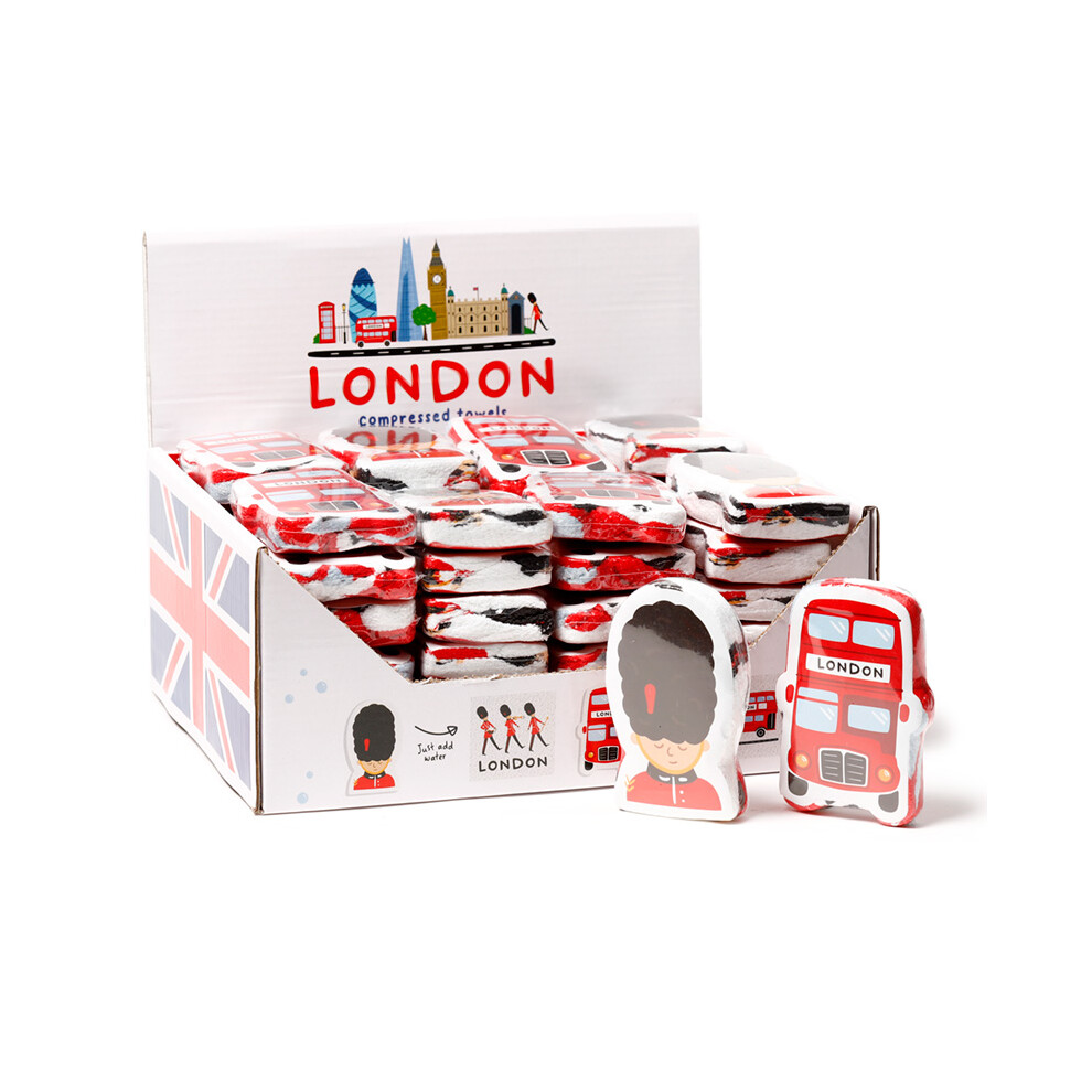 Compressed Travel Towel - London Icons Fashion & Beauty Accessories-image-OPC-PFYXWJF-NEW