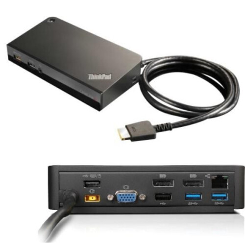 Lenovo Docking Station - LENOVO - ThinkPad OneLink+ - Couleur: Noir - Modèle: EU - Référence: 03X6296