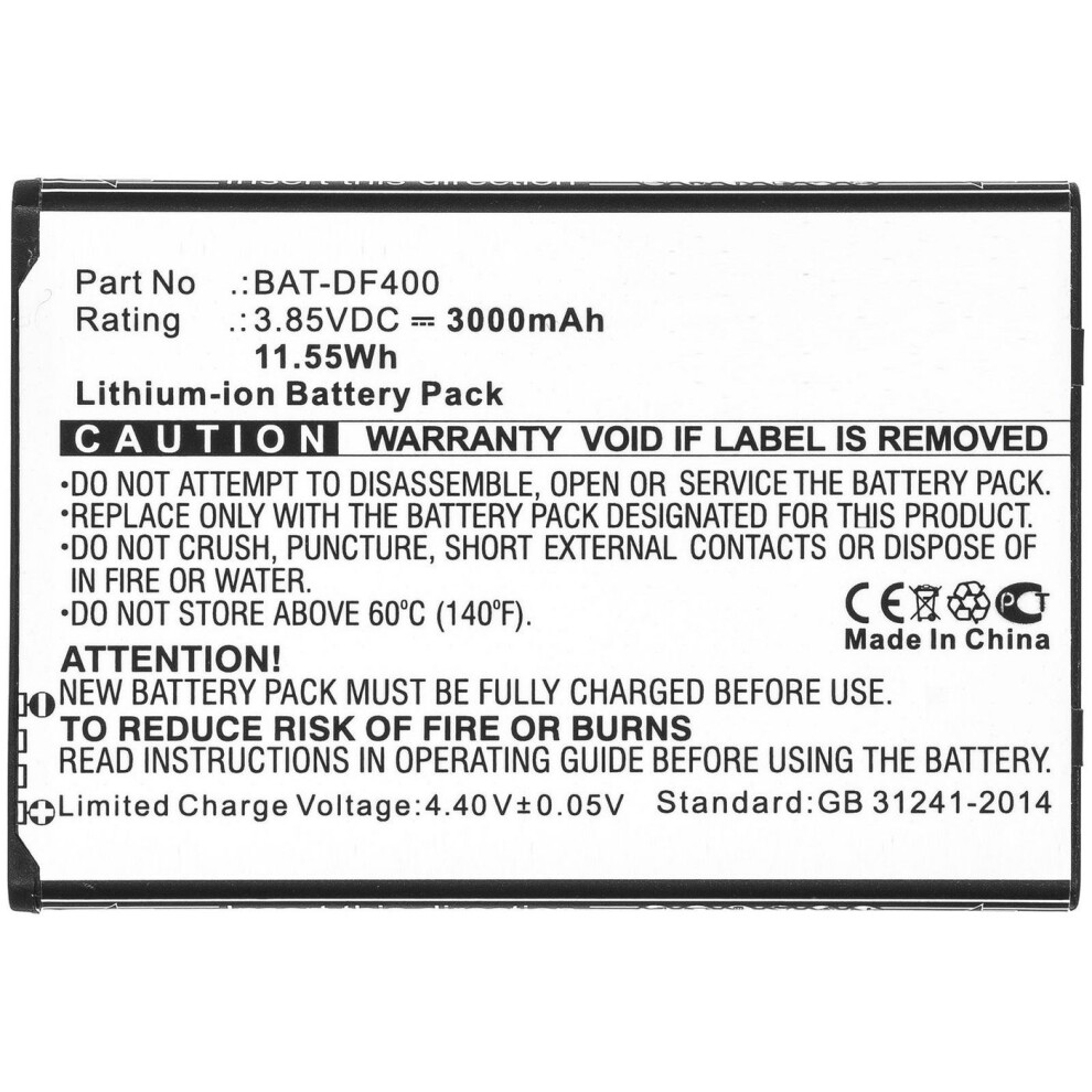 Battery 11.55Wh Li-Ion 3.85V 5704174833406