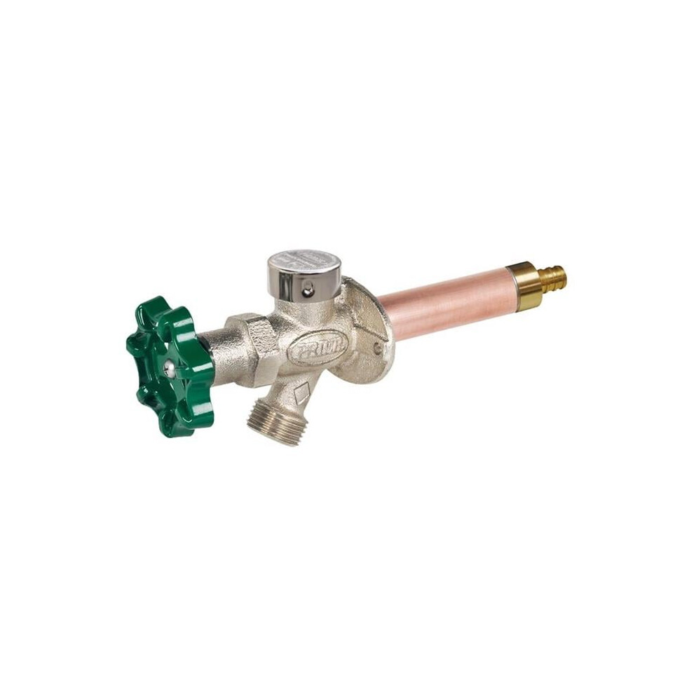 Photos - Tap / Valve / Fitting Prier 4025681 0.5 x Crimp PEX in. Anti-Siphon Brass Freezeless Wall Hydrant