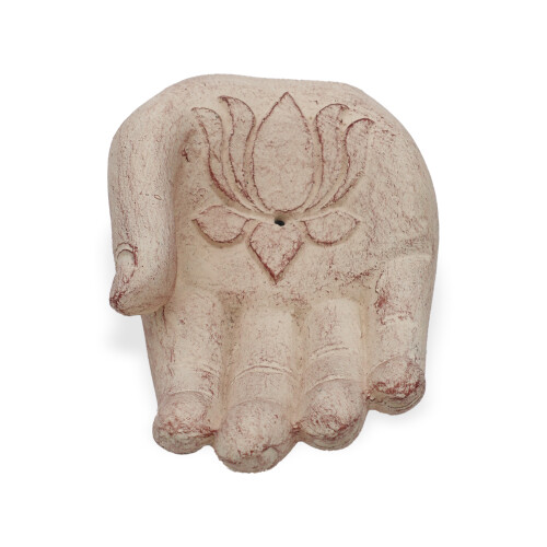 Stone Incense Holders Hand Incense Burner Lotus (white) 1