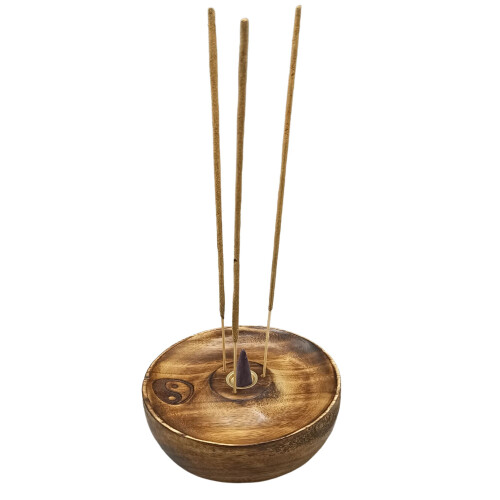 Incense Holders Incense Stick & Cone Burner Disc Yin & Yang 2