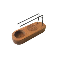 Small Palo Santo Heater Teak Wood Mandala Design Palo Santo Heaters