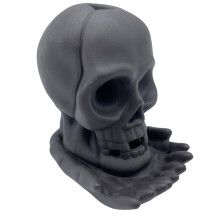 Backflow Incense Burner Weeping Skull (with light) Backflow Incense Burner